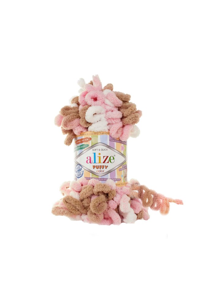 ALİZE - Alize Puffy Color El Örgü İpi 100 Gr 14,5m (6046)