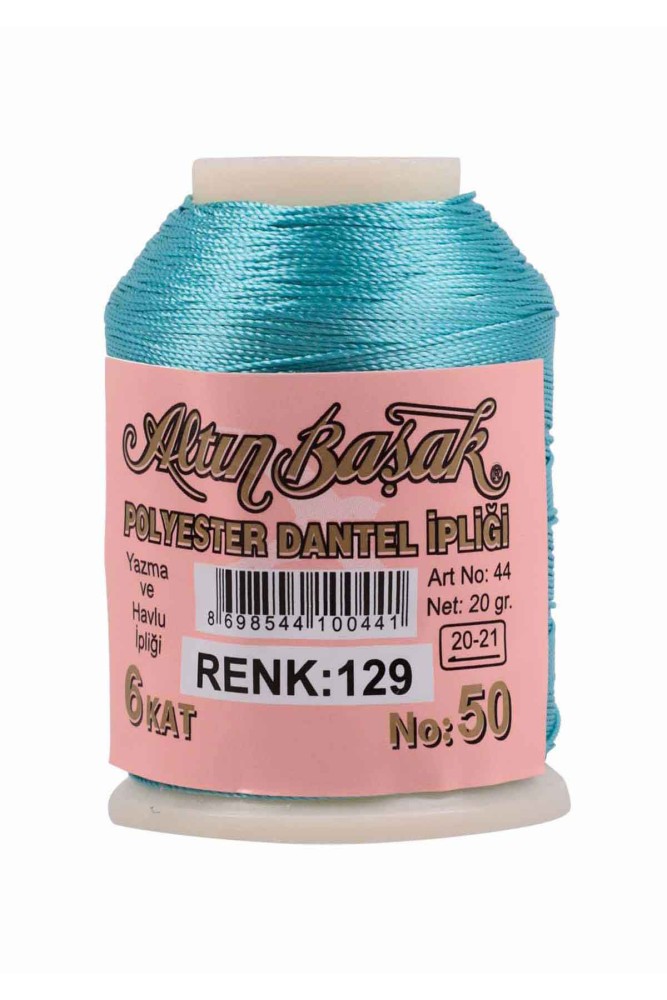 ALTINBAŞAK - Altınbaşak Dantel İpliği 20 Gr No:50 Polyester 6 Kat (0129)