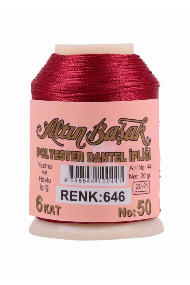 ALTINBAŞAK - Altınbaşak Dantel İpliği 20 Gr No:50 Polyester 6 Kat (0646)