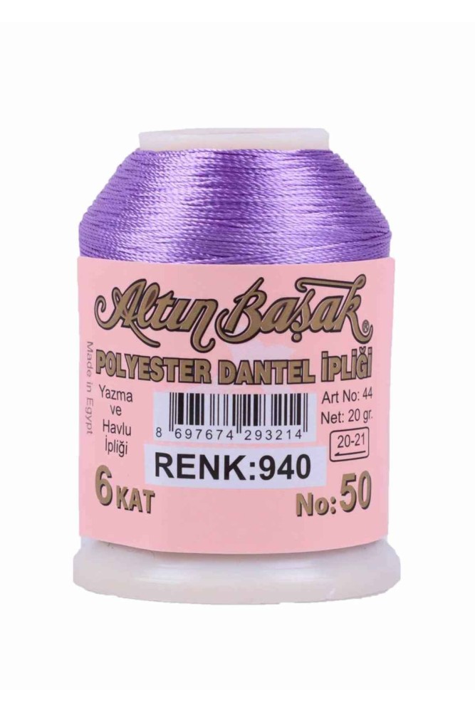 ALTINBAŞAK - Altınbaşak Dantel İpliği 20 Gr No:50 Polyester 6 Kat (0940)