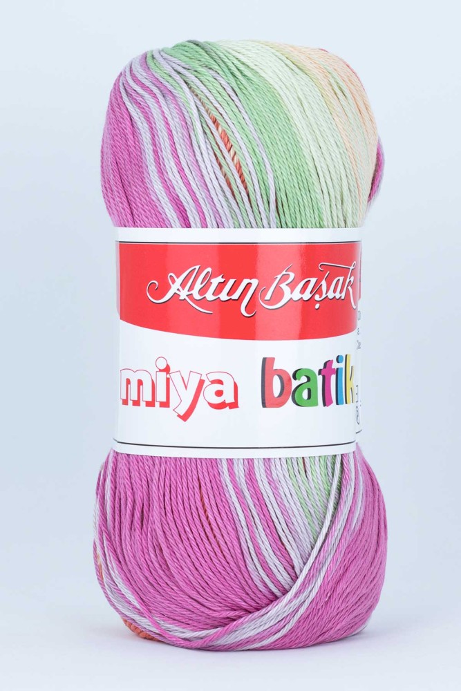 ALTINBAŞAK - Altınbaşak El Örgü İpliği Miya Batik No:6/4 100 Gr 260 Mt (9100)