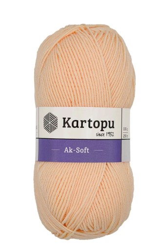 KARTOPU - Kartopu Aksoft Akrilik El Örgü İpliği 100g 250m (K356)