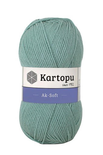 KARTOPU - Kartopu Aksoft Akrilik El Örgü İpliği 100g 250m (K493)