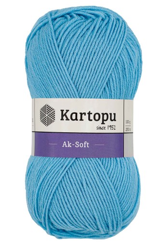 KARTOPU - Kartopu Aksoft Akrilik El Örgü İpliği 100g 250m (K566)