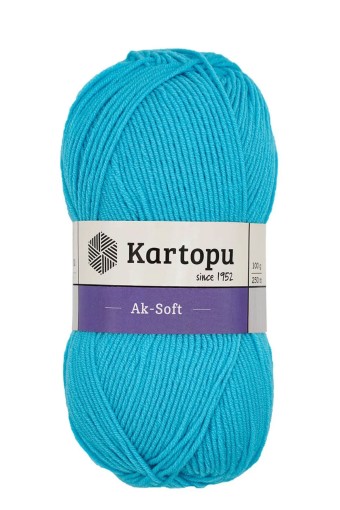 KARTOPU - Kartopu Aksoft Akrilik El Örgü İpliği 100g 250m (K576)