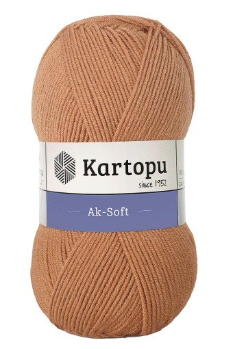 KARTOPU - Kartopu Aksoft Akrilik El Örgü İpliği 100g 250m (K857)