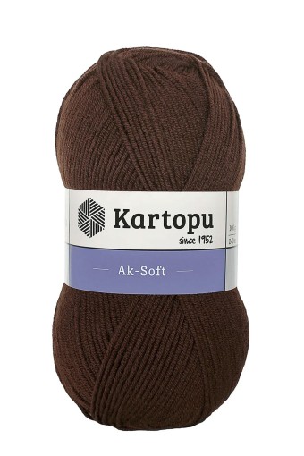 KARTOPU - Kartopu Aksoft Akrilik El Örgü İpliği 100g 250m (K890)