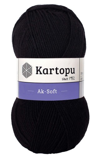 KARTOPU - Kartopu Aksoft Akrilik El Örgü İpliği 100g 250m (K940)