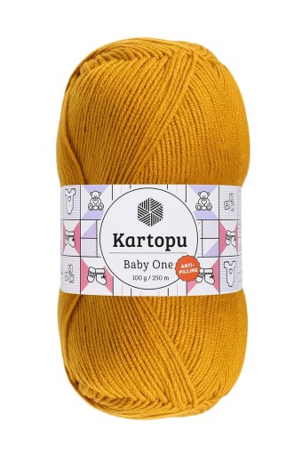 KARTOPU - Kartopu Baby One Akrilik El Örgü İpliği 100g 250m (K313)