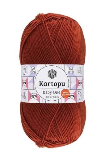 KARTOPU - Kartopu Baby One Akrilik El Örgü İpliği 100g 250m (K832)