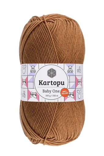 KARTOPU - Kartopu Baby One Akrilik El Örgü İpliği 100g 250m (K846)