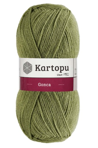 KARTOPU - Kartopu Gonca Akrilik El Örgü İpliği 100 Gram 300 Metre (K430)