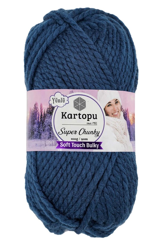 KARTOPU - Kartopu Süper Chunky Akrilik El Örgü İpliği 100g 90m (K651)