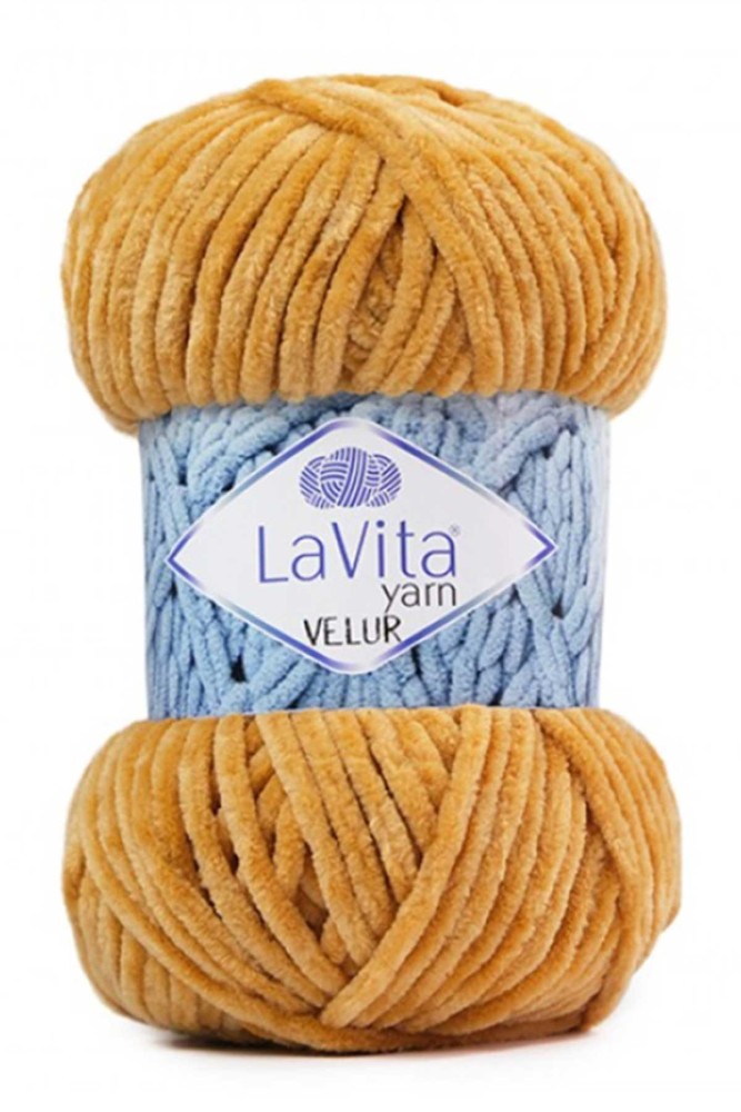 LaVita - Lavita Velur El Örgü İpliği Polyester 100 GR 120 Metre (1038)