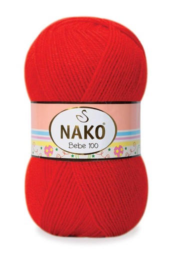 Nako - Nako Bebe 100 El Örgü İpliği 100 Gr 360 Mt (00207)