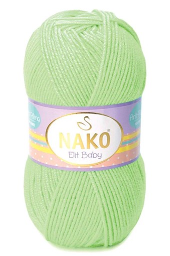 Nako - Nako El Örgü İpliği Elit Baby Anti Pilling 100 Gr 250m (06712 (Fıstık))