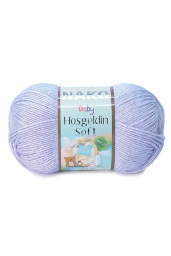 Nako - Nako El Örgü İpliği Hoşgeldin Soft 100g 230m (4779 (Lila))